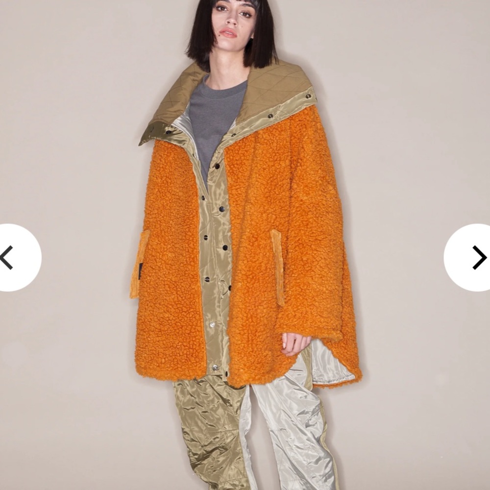 Fried Rice NYC Designer Reversible Utility Coat RARE - Picture 5 of 7